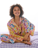 Posie Lane Organic Cotton Long Sleeve Shirt & Pant Pyjama Set