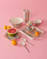 Picnic Check Dinner Plate 2P Set