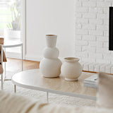 Lola Vase - Matte Cream