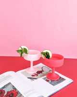 Cherry + Blush | Mecc| Silicone Unbreakable Cocktail Glasses