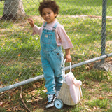 Rattan Bunny Luggy with Lining - Pansy