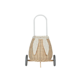 Rattan Bunny Luggy with Lining - Pansy