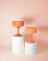 Terra + Peach | Mecc | Silicone Unbreakable Cocktail Glasses