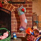 Palmina Knitted Stocking - Cerulean