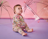 You're Beautiful Organic Long Sleeve Zip Romper