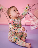 You're Beautiful Organic Long Sleeve Zip Romper