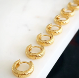 Antique Gold Huggies