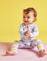 Cloudy Day Long Sleeve Zip Suit