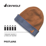 Reversible Beanie Indigo/Rust