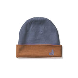 Reversible Beanie Indigo/Rust