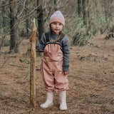Rain Overalls Dusty Rose