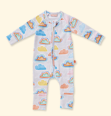 Cloudy Day Long Sleeve Zip Suit