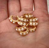 Crystal Pearl Huggies