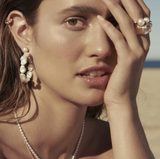 Crystal Pearl Huggies