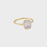 Emerald Cut Solitaire Ring