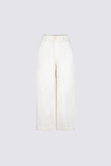 Cronulla Crop Leg Jean Natural White
