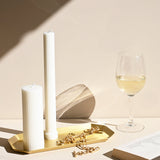 Hexa Brass Candle Tray
