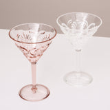Flemington Acrylic Martini Glass - Pink