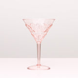 Flemington Acrylic Martini Glass - Pink
