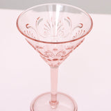 Flemington Acrylic Martini Glass - Pink