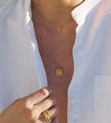Outline Initial a-z (18k-gold-vermeil)