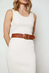 Bingham Woven Belt Tan