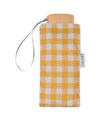 Anatole - Yellow Gingham folding micro-umbrella - Hamond