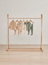 Wrap Top & Pant Set - Apricot Stripe