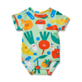 Friends With Salad Short Sleeve Bodysuit