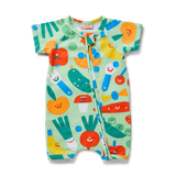 Friends With Salad Short Sleeve Zip Suit