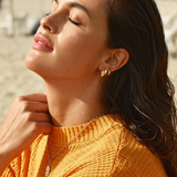 Starburst Flared Hoops