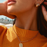 Starburst Flared Hoops