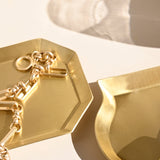 Hexa Brass Candle Tray