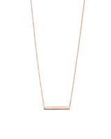 Engravable Bar Necklace (18k-rose gold-vermeil)
