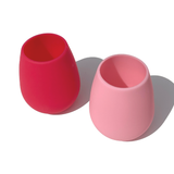 Fegg Silicone Tumbler - Kitami- Cherry + Blush