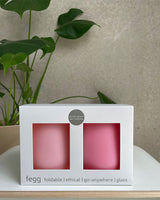 Fegg Silicone Tumbler - Osaka - Flamingo + Lotus