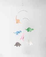 Carousel hanging paper mobile - dino friends