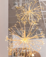 Woodland led hanging starburst - small