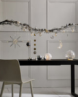 Lumi led hanging glass moon