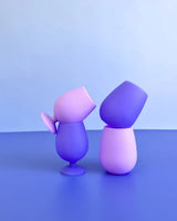Stemm Silicone Wine Glasse - Avignon - tanzanite + amethyst