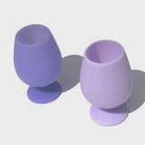 Stemm Silicone Wine Glasse - Avignon - tanzanite + amethyst