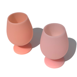 Stemm Silicone Wine Glass - Arendal - Peach + Petal