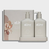 alive body Sea Cotton & Coconut Hand & Body Wash/Lotion Duo