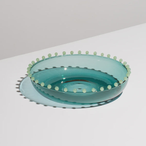 Pearl Platter - Teal + Jade