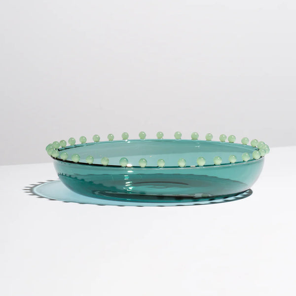 Pearl Platter - Teal + Jade