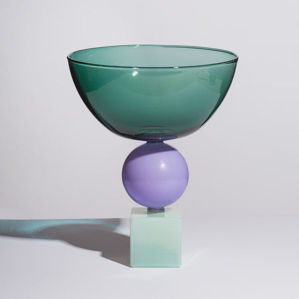 Geo Bowl - Teal + Lilac + Jade