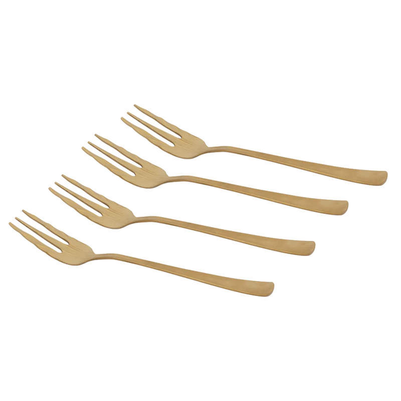 Fork Gold - Set of 4 - Gift Box