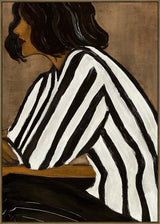 Linear Grace Framed Canvas
