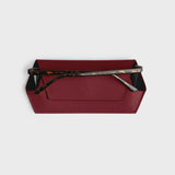 Fox and Leo glasses case - Burgundy