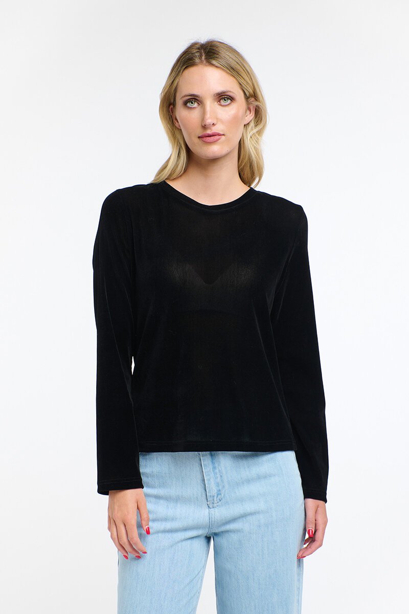 Velvet Underground Top - Black
